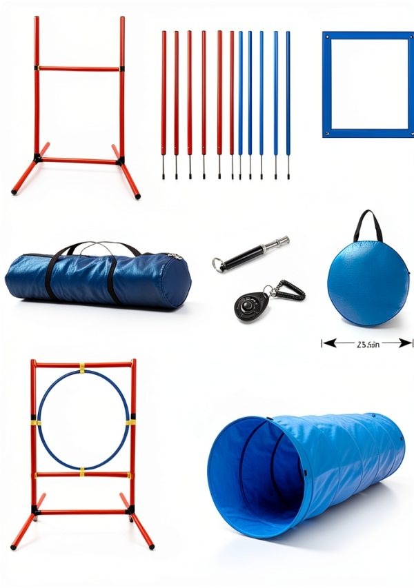 Kvittra Dog Agility Training Set ABS Material Lightweight-5