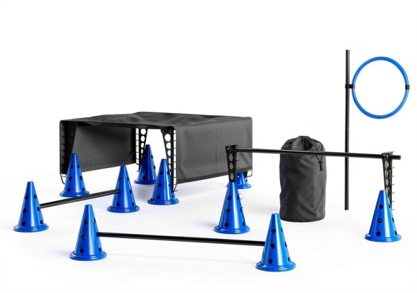 BARKQUET Dog Agility Course Backyard Set Training Play-1