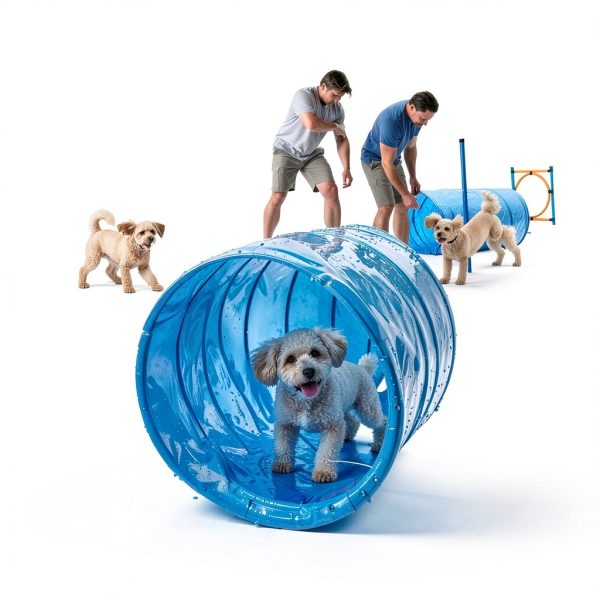 Petcove Dog Agility Course Adjustable Obstacles Training Set-4