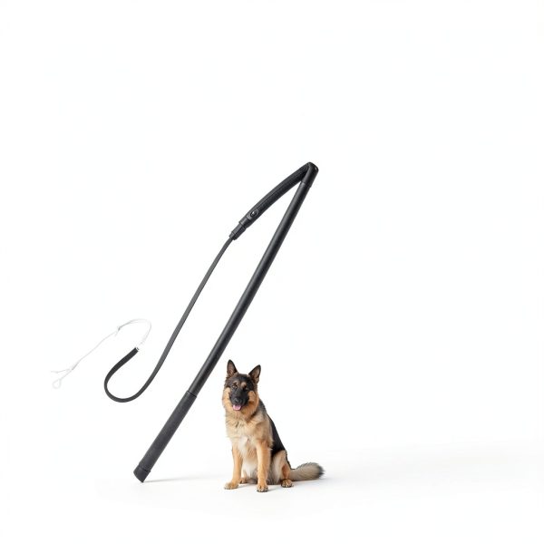 Pssopp Dog Training Whip Sturdy Handle Interactive Pet Toy-3