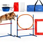 VEVOR Dog Agility Training Set PVC Jumps Weave Poles-0