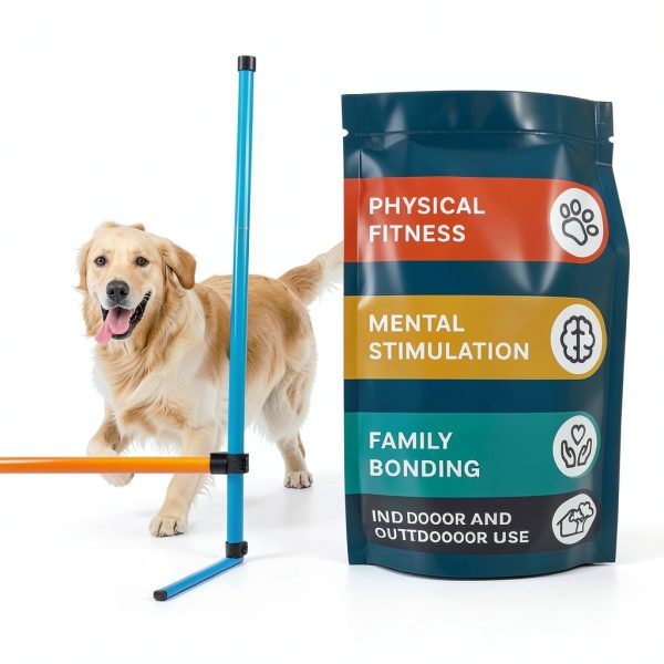 Petcove Dog Agility Course Adjustable Obstacles Training Set-2