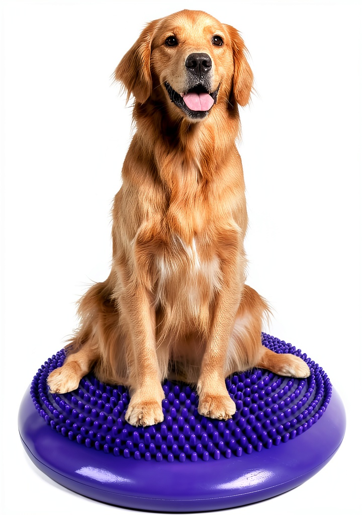 Anicuta Purple Dog Balance Disc in use during training