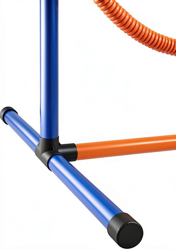 Aosom Dog Agility Kit Adjustable Hurdle Weave Poles Training-8