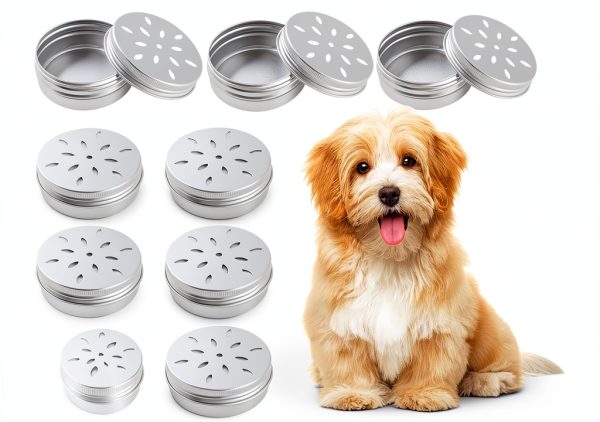 Doulai Dog Scent Training Canisters Aluminum Metal Hollow-0