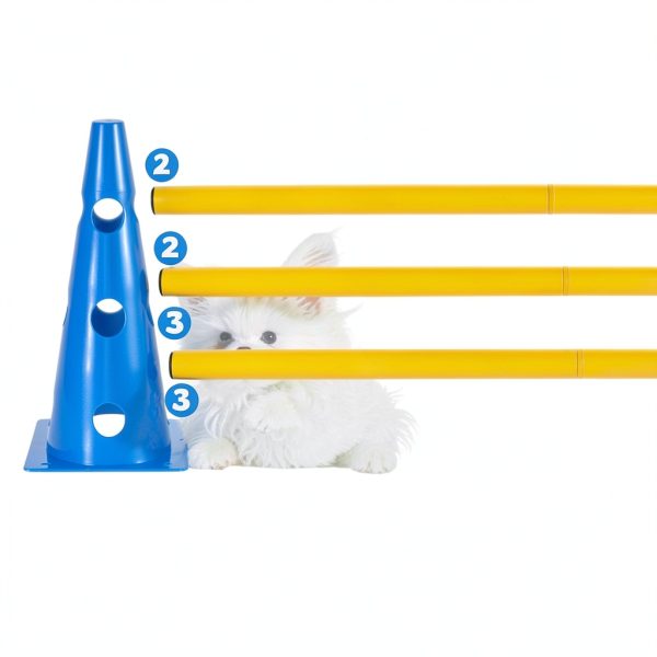 HFYZZ Dog Agility Jump Adjustable Training Obstacle Set-2