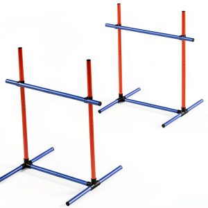 Generic Dog Agility Jump Adjustable Training Equipment Set-0