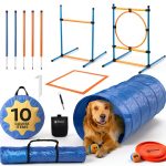 Petcove Dog Agility Course Adjustable Obstacles Training Set-0