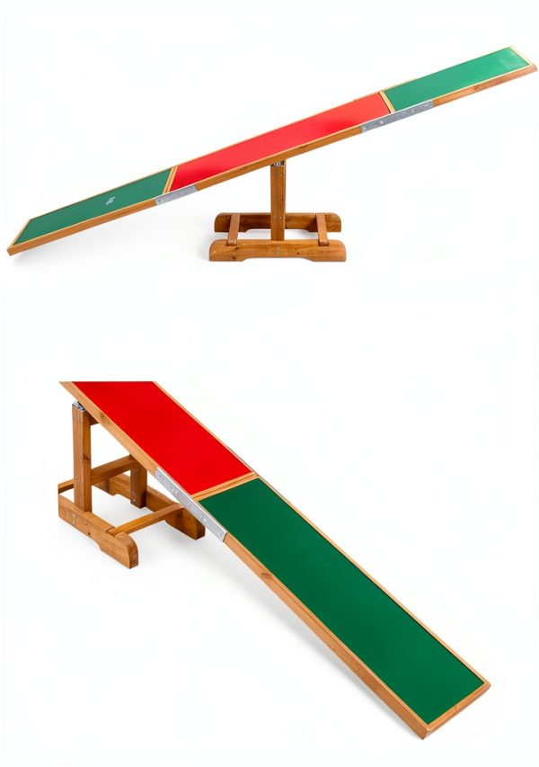 TRIXIE Dog Agility Seesaw Sturdy Pine Outdoor Training-6