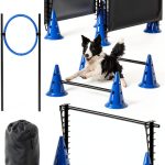 BARKQUET Dog Agility Course Backyard Set Training Play-0
