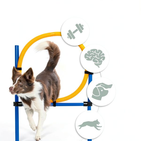 TRIXIE Dog Agility Ring Adjustable Jump Training Equipment-2