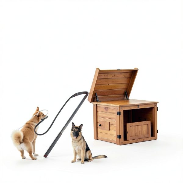 Pssopp Dog Training Whip Sturdy Handle Interactive Pet Toy-2