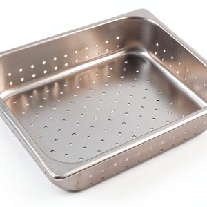 Winco 2-1/2-Inch Pan Food Pan - Perforated Heavy-Duty Stainless Steel-0