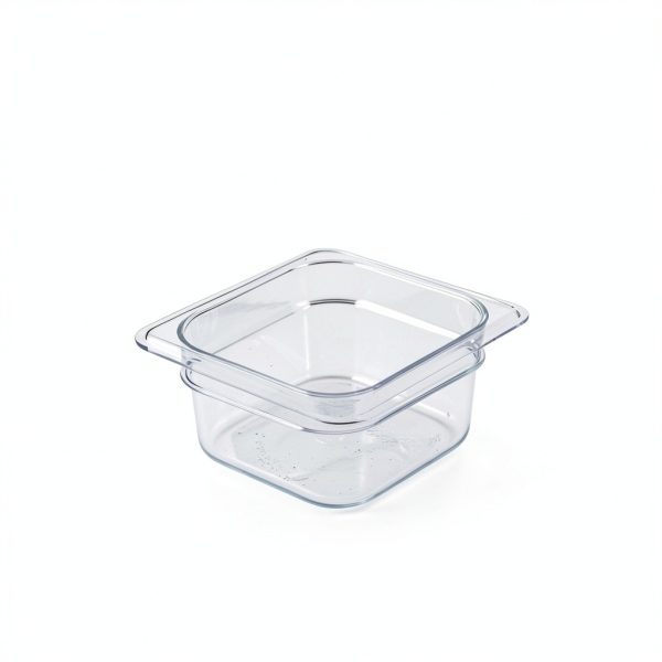 Food Pan Carlisle Storplus 1/6-Size Polycarbonate Black Pack of 6-3