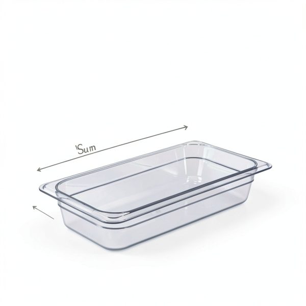 Food Storage Container Carlisle PC 1/3 Size 6in Deep Pan-3