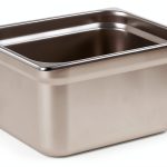 TrueCraftware-Half Size 6" Deep Stainless Steel Anti-Jamming Steam Table Pan 22 Gauge- Chafing Steam Table Pans Catering Food Storage Metal Pan Hotel Pan for Restaurant Events Catering Use-0