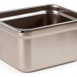 TrueCraftware-Half Size 6" Deep Stainless Steel Anti-Jamming Steam Table Pan 22 Gauge- Chafing Steam Table Pans Catering Food Storage Metal Pan Hotel Pan for Restaurant Events Catering Use-0