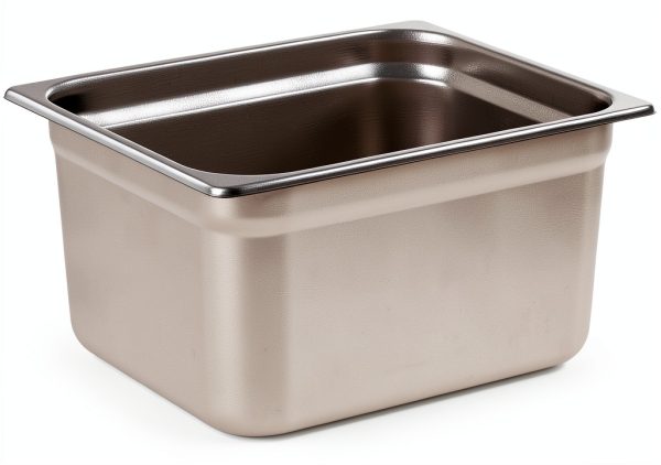TrueCraftware-Half Size 6" Deep Stainless Steel Anti-Jamming Steam Table Pan 22 Gauge- Chafing Steam Table Pans Catering Food Storage Metal Pan Hotel Pan for Restaurant Events Catering Use-0