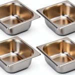 Steam Table Pan SHEUTSAN 6 Piece 1/6 Size Stainless Steel Deep Pan-0