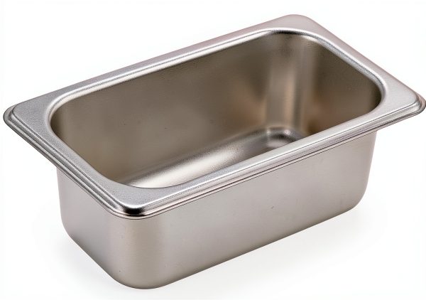 Winco 1/9 Size Steam Pan 2.5" Deep Stainless Steel Food Pan Medium-0