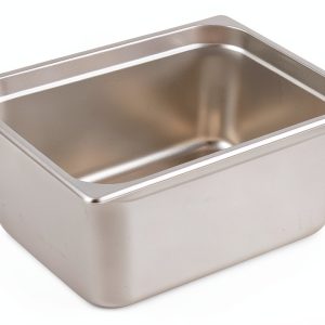 Winco Anti-Jamming Steam Pan Half-Size 6-Inch Stainless Steel Food Pan-0