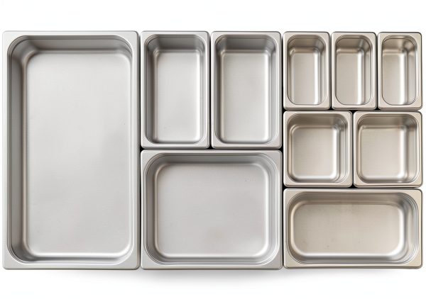 Winco 2-1/2-Inch Pan Food Pan - Perforated Heavy-Duty Stainless Steel-1