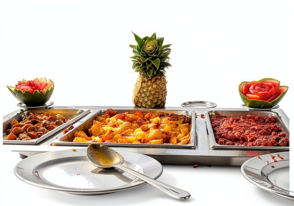 Hotel Pans 4" Deep 2 Pack Stainless Steel VOISEN Full‑Size with Lids-8