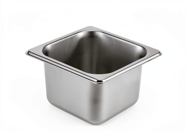 Stainless Steel Hotel Pans 6 Set with Lids TSUBOR 4" Deep Anti‑Jam-1