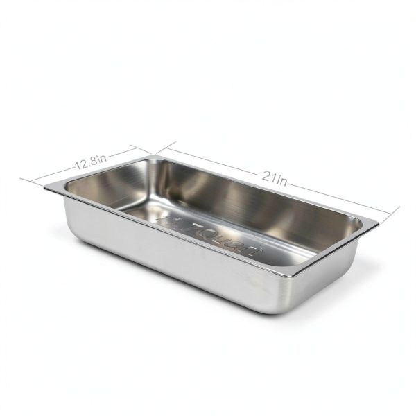 Hotel Pans 4" Deep 2 Pack Stainless Steel VOISEN Full‑Size with Lids-1
