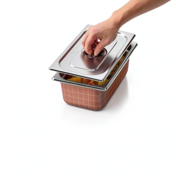 Wilprep 6 Pack Hotel Pans 1/3 Size 4in Deep Steam Table with Lids-4