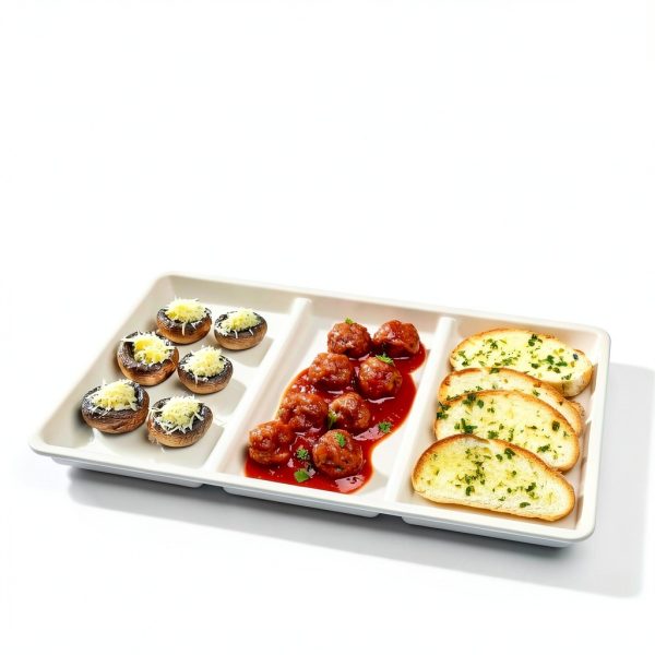 Bakeware Tasty 17x11 3-Section Roasting Pan Aqua Carbon Steel Nonstick-3